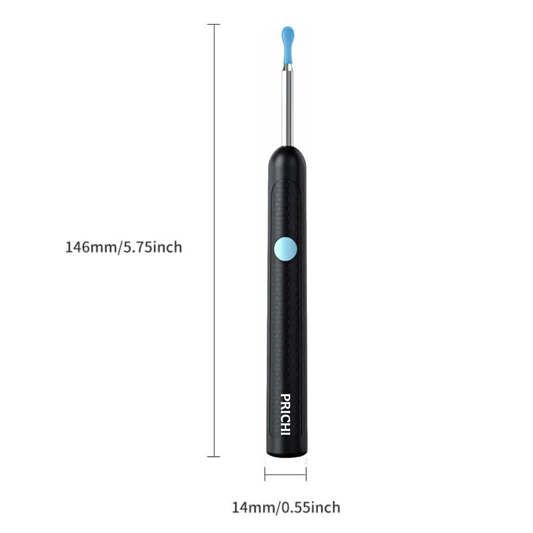 Smart Ear Cleaner with HD Camera | LED Light | Rechargeable | Compatible with Android & iPhone | Safe Silicone Tips | Ear Wax Removal Tool
